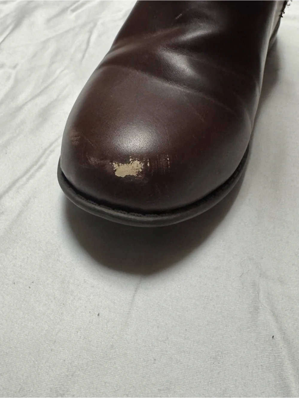 Tommy Hilfiger Brown Leather Kids Riding Boots